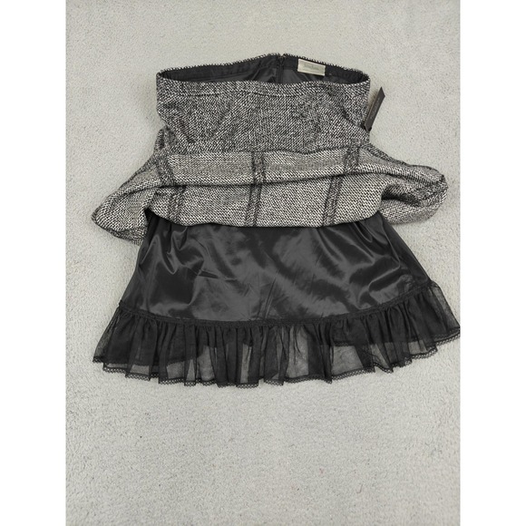 Elie Tahari Skirt Womens 12 Black Multi Judy‎ Wool Blend Neiman Marcus Exclusive - Picture 2 of 14